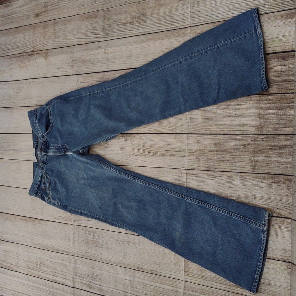 Vintage GAP High Waist Flare Leg Jeans Size 4 regular  90’s Y2K 28/30.5" - Picture 7 of 15